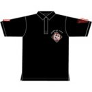 Mens Black short sleeve Negro League polo shirt NLBM Museum Polo M-4X
