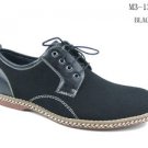 Mens Black low Top tie up oxford shoe Black low top tie up Casual Shoe  8-12