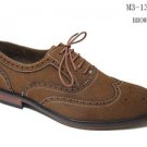Brown Low Top Casual Dress Tie up Shoes brown low top casual dress shoe 8-12