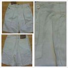 Mens White Casual Walking shorts Elastic waist white shorts Mens Shorts 30W 34W