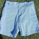 Nautica white blue pin stripe walking shorts Relax fit boat casual shorts 40W