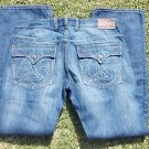 BERT EIGSLER & CO. straight leg jeans blue denim jean pants Men blue jean 38X32