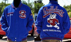 South Carolina State Long sleeve Jacket L-5X SCS Bulldogs Letterman ...