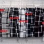 Black plaid cargo shorts Black stripe plaid cargo shorts S-XL CARGO SHORTS 613