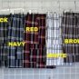 Red White plaid cargo shorts Red White stripe plaid cargo shorts S-XL CARGO