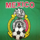 Green Red White Mexico Soccer T shirt Short sleeve Mexico De futbol T shirt L