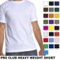 GRAPHITE GRAY SHORT SLEEVE T SHIRT by PRO CLUB HEAVY WEIGHT T SHIRT S-7X 6 PACK