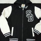 Black White Varsity Jacket Holstark Vasity Collegiate Varsity Hoodie Hoody Coat