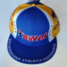 SWAC Southwest Athletic Conference blue gold baseball cap hat ADJUSTABLE FIT NWT