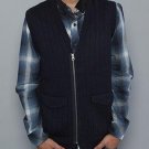 Mens blue sleeveless vest by HOT AIR Mens sleeve less cotton nylon vest NWT
