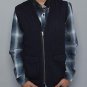 Mens blue sleeveless vest by HOT AIR Mens sleeve less cotton nylon vest NWT