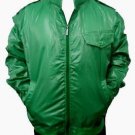 Mens Green long sleeve track jacket by MECCA Green military inspired Jacket