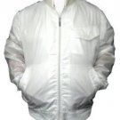 Mens white long sleeve track jacket by MECCA White military inspired Jacket