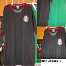 Mexico short sleeve soccer jersey Black Mexico Soccer Jersey  Soccer Jersey S-2X