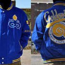Mens Albany State University long sleeve jacket Golden Rams Letterman Coat S-4X