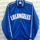 Los Angeles Track Jacket White Blue Long Sleeve Los Angeles track jacket XS-3XL