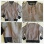 Brown plaid long sleeve jacket Men's Tan Brown military style jacket coat S-M