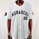 Womens blue short sleeve Negro league baseball jersey S-3X Kansas City Monarchs