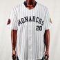 Womens blue short sleeve Negro league baseball jersey S-3X Kansas City Monarchs