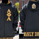 ALPHA PHI ALPHA WINDBREAKER JACKET Alpha Phi Alpha Black Hoody JACKET M-5X
