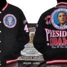 President Barack Obama Black twill Race Jacket Black Jacket Twill Coat S-5X