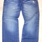 ECKO UNLTD Distressed Blue Denim jean pants Mens BLUE DENIM JEAN PANTS 34WX32L