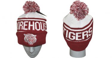 MOREHOUSE COLLEGE BALL BEANIE CAP HBCU COLLEGE SKI CAP SKULL CAP BEANIE