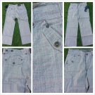 Men's Khaki Brown Plaid Pants Mens Brown Plaid Casual Dress Pants 40WX34L