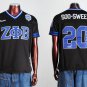 Zeta Phi Beta Short Sleeve Football Jersey Womens black Zeta Phi Beta top S-3XL