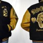ALPHA PHI ALPHA WOOL BLACK GOLD Varsity Jacket Alpha Phi Alpha Letterman M-5X