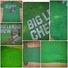 VINTAGE BIG LEAGUE CHEW GREEN SHORT SLEEVE T SHIRT Vintage 80's Tee L