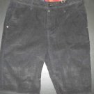 Mens Black Corduroy shorts Mens slim fit Corduroy skinny walking shorts 34W