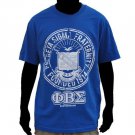 PHI BETA SIGMA blue short sleeve T shirt Phi Beta Sigma Vintage Logo Tee M-4X