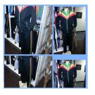 Mens Rastafari Red Black Green Jogging Suite Jamaica style warm up set pants M-2
