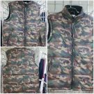 PRO CLUB Army Green Camouflage Sleeveless Vest Jacket Mens Camouflage Vest S-7X