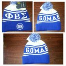 PHI BETA SIGMA BLUE WHITE BALL BEANIE CAP PHI BETA SIGMA  BEANIE HAT Beanie #4