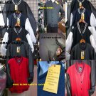 Black Wool Varsity Jacket Wool Leather Long Sleeve Letterman Jacket Coat