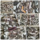 New Womens Olive Green Camoflauge Rhinestone Mini Skirt Fatigue Designer Large