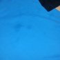 Aqua Blue long sleeve raglan T-SHIRT Mens long sleeve Baseball style t-shirt L