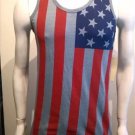 USA Flag Tank Top Mens Gray American Flag Fashion Tank USA Tank top S-2X #4
