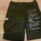 Boys olive green cargo shorts American Living Kids Army Green cargo shorts 18