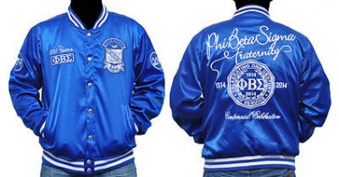 PHI BETA SIGMA Satin Jacket Phi Beta Sigma 100 YEAR Centennial Jacket M-5X