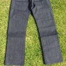 Enyce Raw blue denim Jean Pants Men's Dark Blue Denim Jeans Raw Denim 29-38W