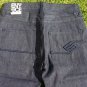 Enyce Raw blue denim Jean Pants Men's Dark Blue Denim Jeans Raw Denim 29-38W