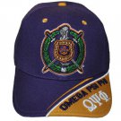 OMEGA PSI PHI PURPLE GOLD  BASEBALL CAP PURPLE OMEGA PSI PHI BASEBALL HAT #2