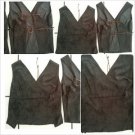 HARLEY ROSE Ladies Womens sleeveless brown polyester Blouse sleeveless Top M