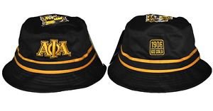ALPHA PHI ALPHA BLACK GOLD BUCKET HAT BOONEY SAFARI HAT WOODS BUCKET CAP