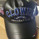 Negro League Black leather Baseball cap hat Indianapolis Clown baseball Cap Hat