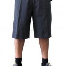 Gray twill walking shorts Mens gray skater casual walking shorts SZ 30-40