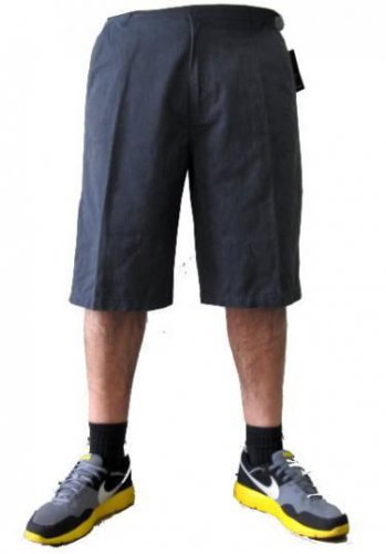 Gray twill walking shorts Mens gray skater casual walking shorts SZ 30-40